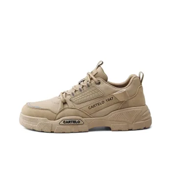 CARTELO Work Boots Men Low Top Gray/Sand