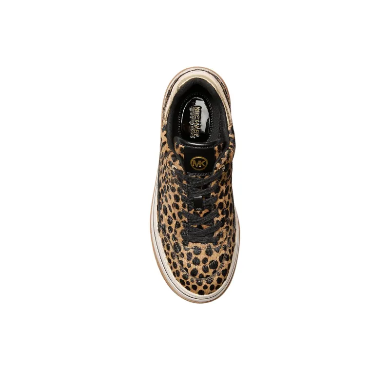 MICHAEL KORS Hayes Low-Top Casual Shoes Women's Brown/Black Color-4