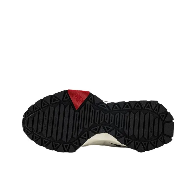 Le Coq Sportif Slip Resistant Low Top Casual Shoes Unisex Ecru-4