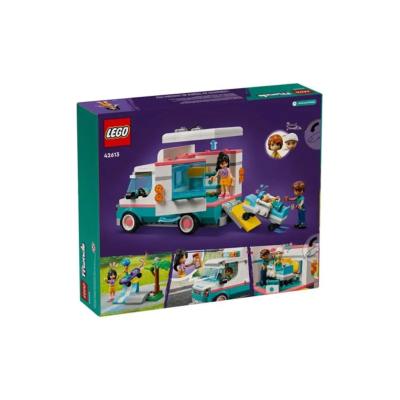 LEGO Good Friend Collection Heart Lake City Hospital Ambulance Building Blocks 344pcs 42613-4