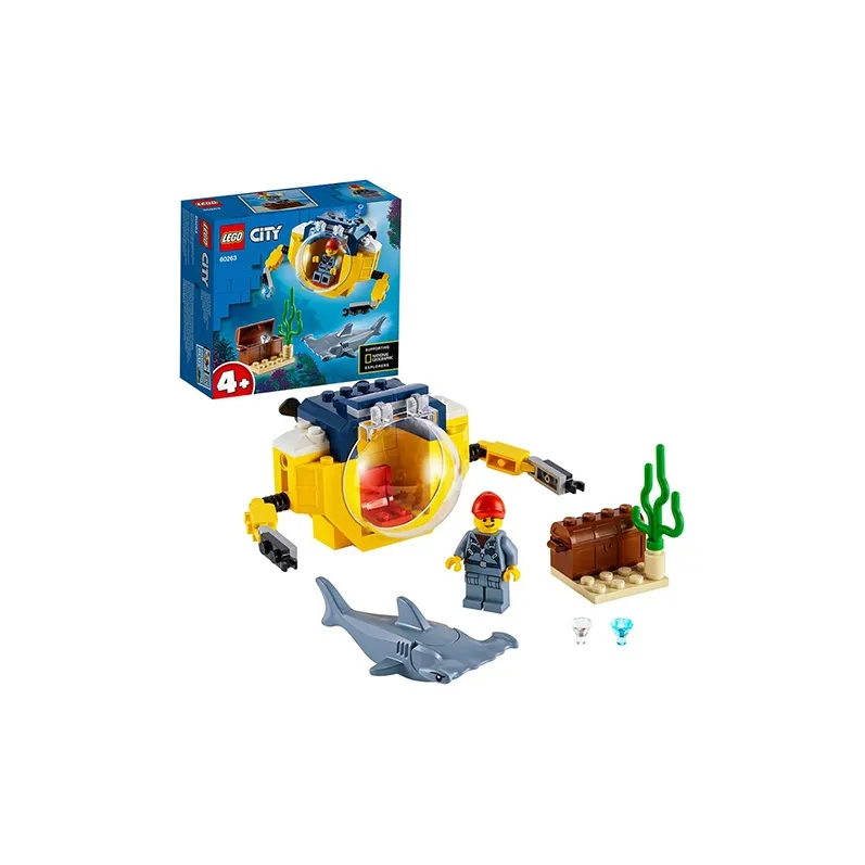 LEGO City Collection Mini Ocean Submarine Building Blocks 60263-1