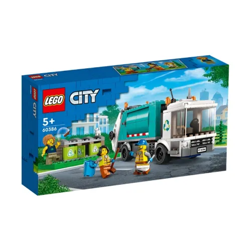 LEGO City Collection Sanitation Trash Truck Building Blocks 261pcs 60386