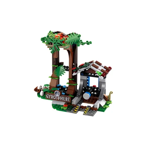 LEGO Jurassic Character World Collection, Tyrannosaurus Rex Spin Chamber Great Escape Building Blocks 301 600 75929