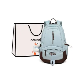 COMELY Fabric Backpack Women's Blue