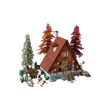 LEGO IDEAS Forest Cabin Building Blocks 301 600pcs 21338