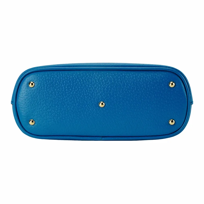 GUCCI Diana Leather Tote Bag, Shopping Bag, Shoulder Bag, Crossbody Bag, Handbag Mini Women's Blue-3