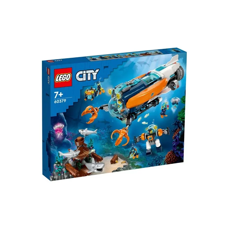 LEGO City Collection Deep Sea Exploration Submarine Building Blocks 842pcs 60379-2