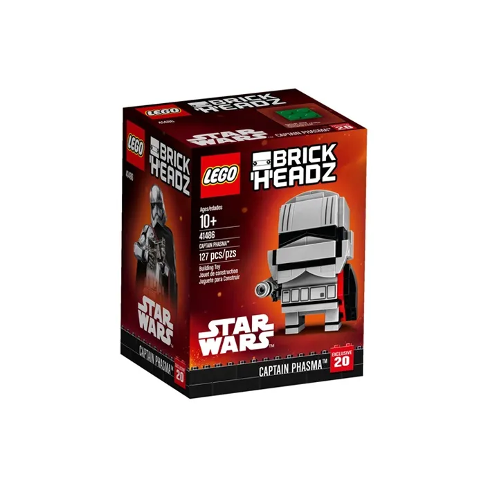 LEGO Star Wars Characters BrickHeadz Star Wars Captain Phasma Building Blocks 127 41486-2
