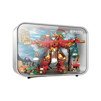 LEGO Little Monkey King Collection Sun Wukong Ultimate Transforming Mecha & Display Case White Building Blocks 80045 1