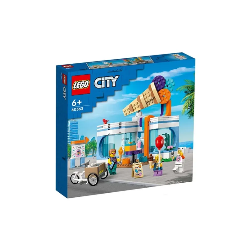 LEGO City Collection Ice Cream Shop Building Blocks 296pcs 60363-3