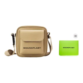 WPT Polyurethane Small Square Bag Crossbody Bags Small Size Unisex Black/Khaki/White