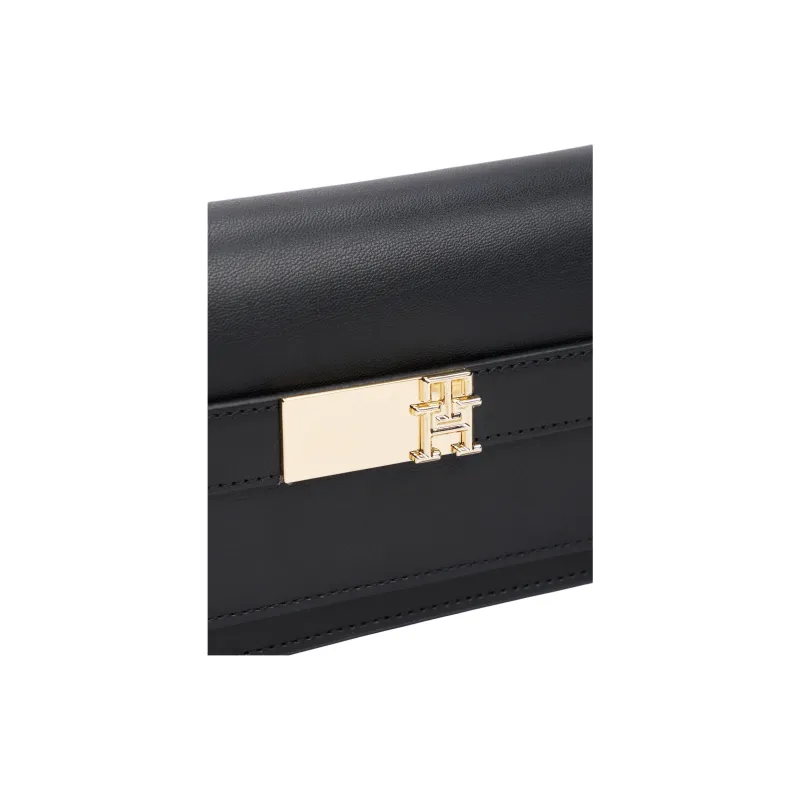 Tommy Hilfiger Heritage Polyurethane Clutch Women's Black-3