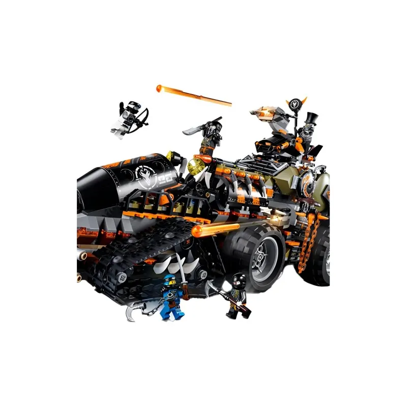 LEGO Phantom Ninja Collection Heavy Duty Dragon Catching Truck Building Blocks 1001 2000 70654-3