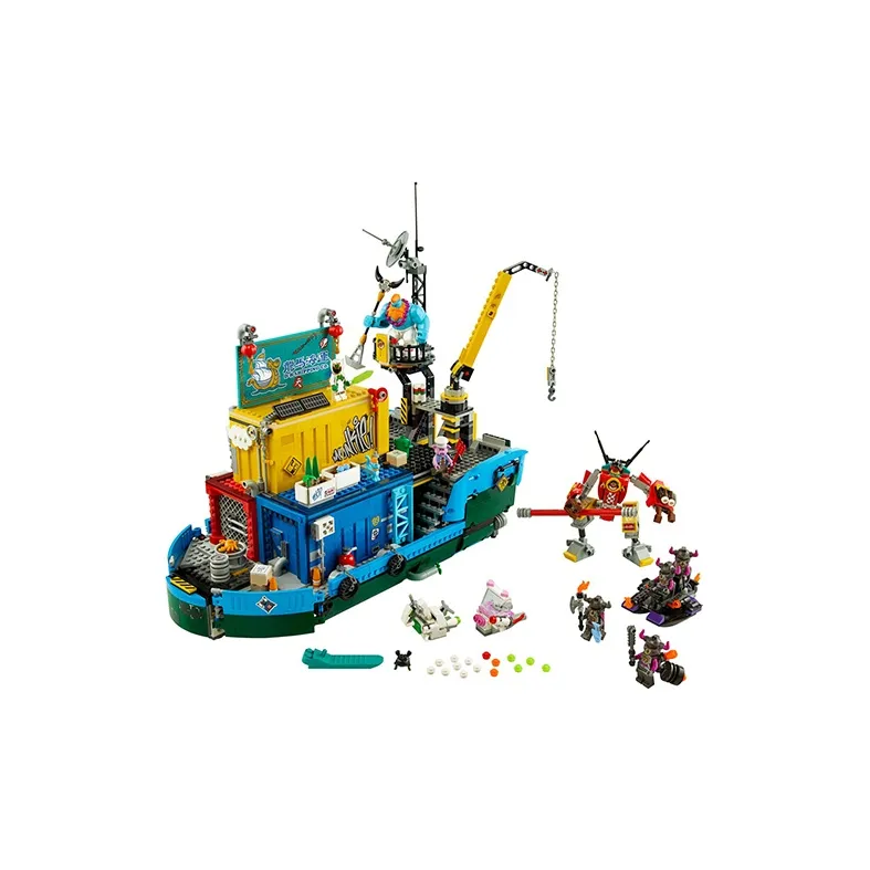 LEGO Little Monkey King Collection Monkie Kid Characters Universal Maritime Base Building Blocks 80013-1