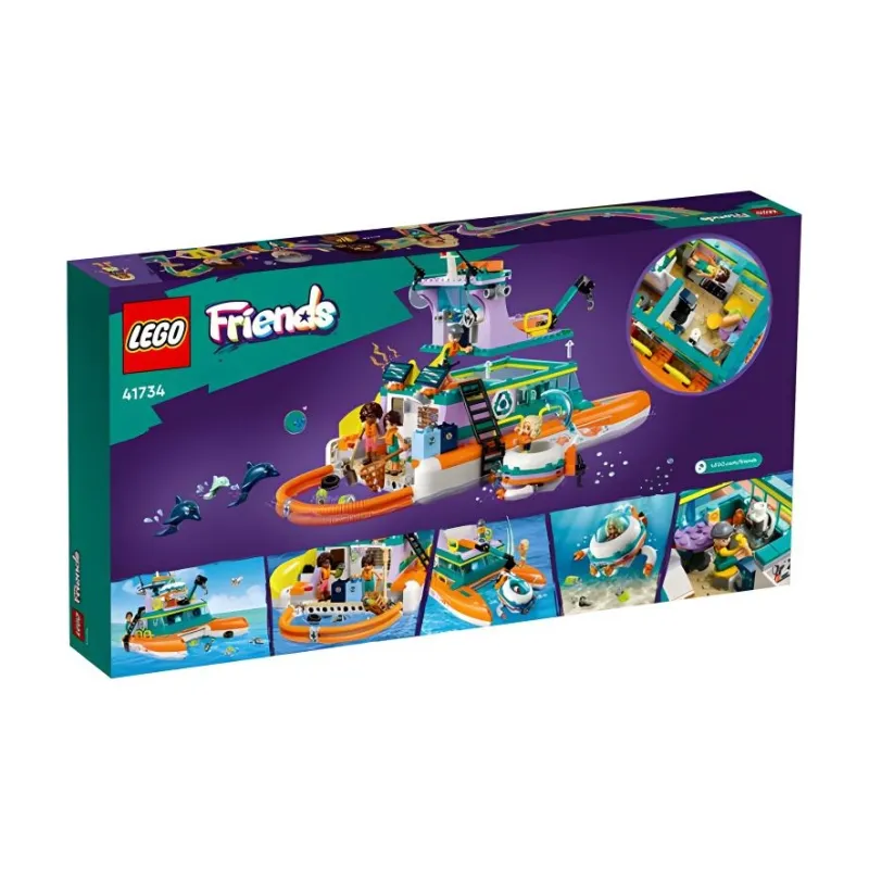 LEGO Sea Rescue Boat Building Blocks 41734-3