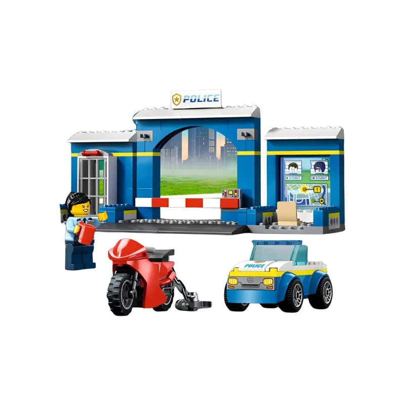 LEGO City Collection Police Station Chase Building Blocks 172 60370-1