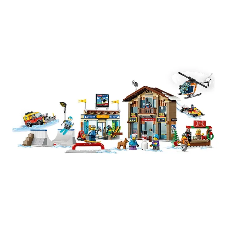 LEGO City Collection, Ski Resort Building Blocks 806pcs 60203-2