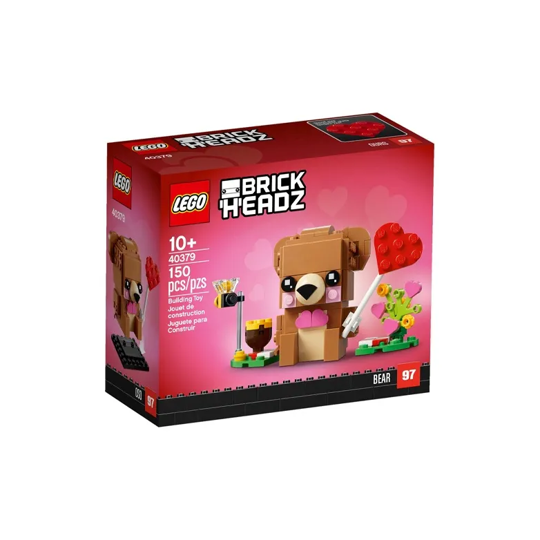 LEGO Brickheadz Valentine's Day Heart Bear Building Blocks 40379-1