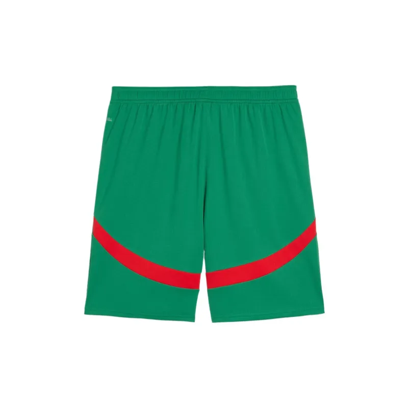 PUMA SHORTSDRYCELL Morocco FRMF Soccer Bottoms Men's Green Red-1