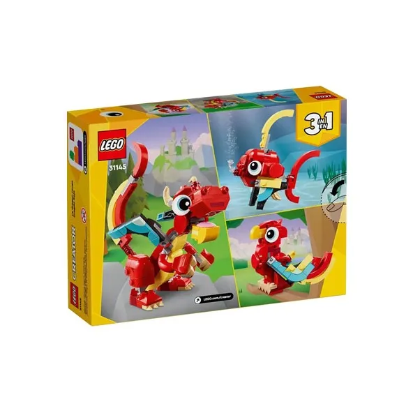 LEGO Creator Red Flying Dragon Building Blocks 149pcs 31145-1