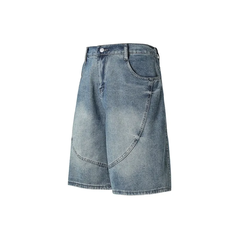 Warrior Ride The Wind Collection Open Ended Smile Collection Denim Shorts Unisex-4