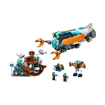 LEGO City Collection Deep Sea Exploration Submarine Building Blocks 842pcs 60379