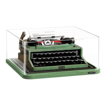 LEGO Typewriter & Unibody Sand Green Vintage Display Case Version B Building Blocks 21327  Display Case 2