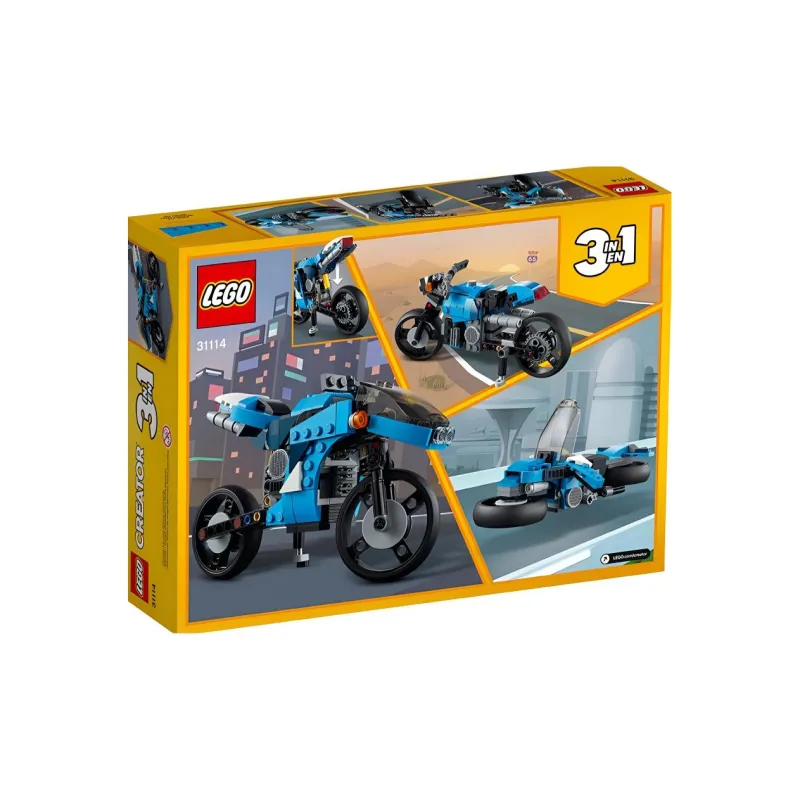 LEGO LOGO Creator Super Motorcycle Building Blocks 236pcs 31114-3