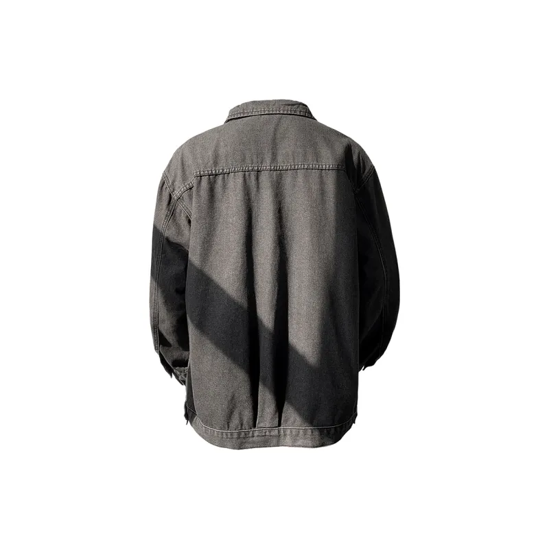 Warrior Ride The Wind Collection Open Ended Smile Collection Denim Jacket Unisex-5