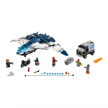 LEGO Marvel, Superhero Collection, The Avengers, Quinjet Chase Building Blocks 601 1000pcs 76032