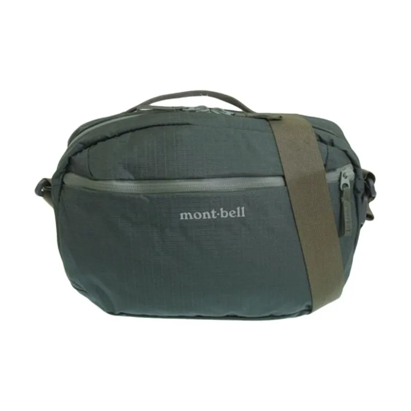 MONTBELL Nylon Shoulder Bag Large Size Unisex Dark Green-1