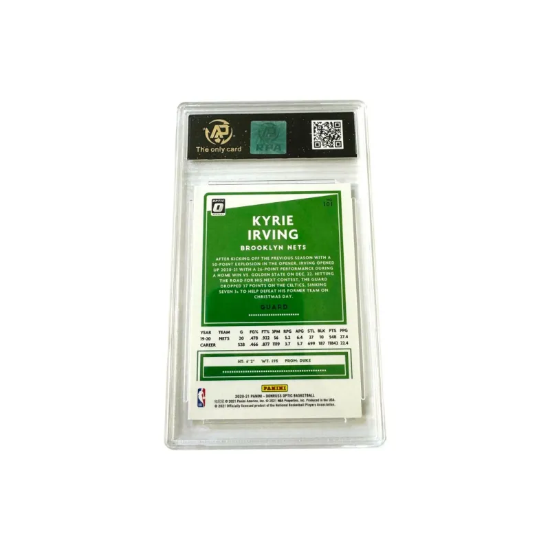 PANINI Kyrie Irving Nets Optic Lever Slam Basketball Card 7 Points Graded Cards 1 Pc-1