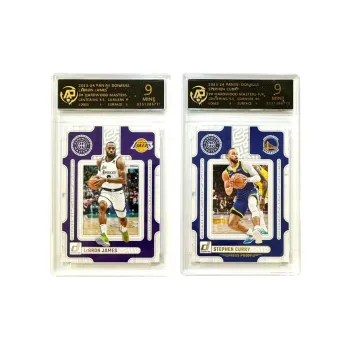 PANINI James/Curry, Lakers/Warriors Donruss Master Special Card Hardwood Masters Player Card Graded Cards 2 Pcs