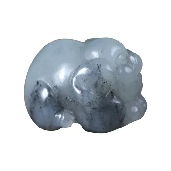Renyu Jewelry Hetian Jade Pendants Blue And White Women's