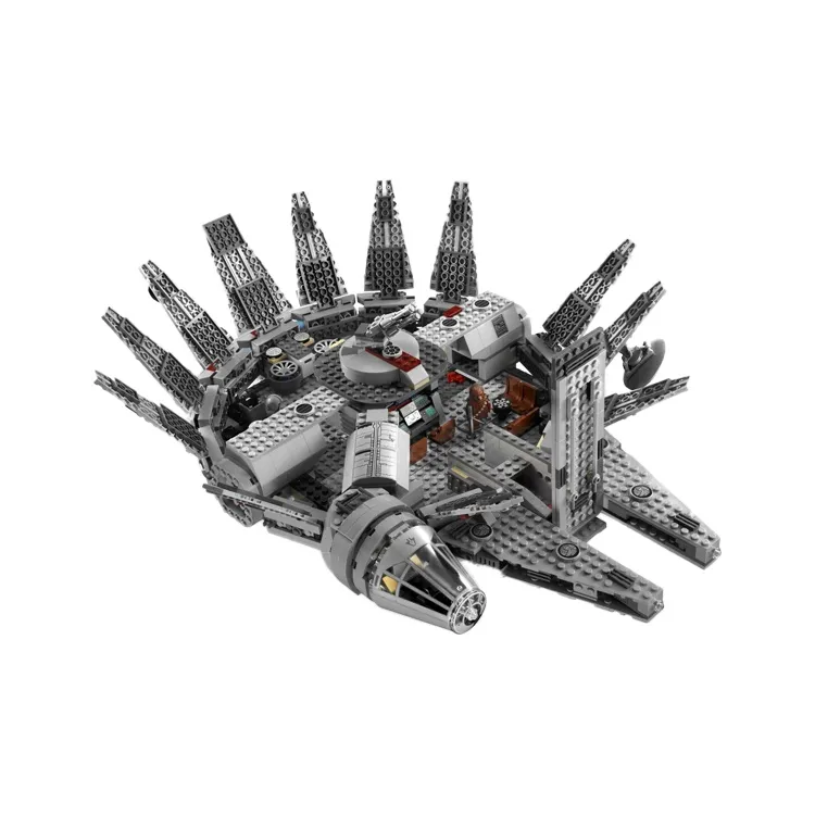 LEGO Star Wars Collection Millennium Falcon Model Building Blocks 1254 7965-2