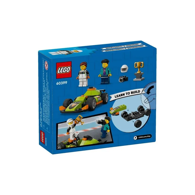 LEGO Green Race Car Building Blocks 60399-2