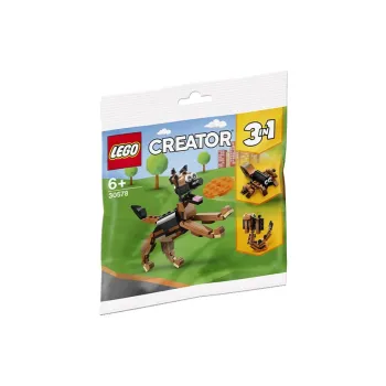 LEGO German Shepherd, Puzzle Bag Building Blocks 0 300pcs 30578