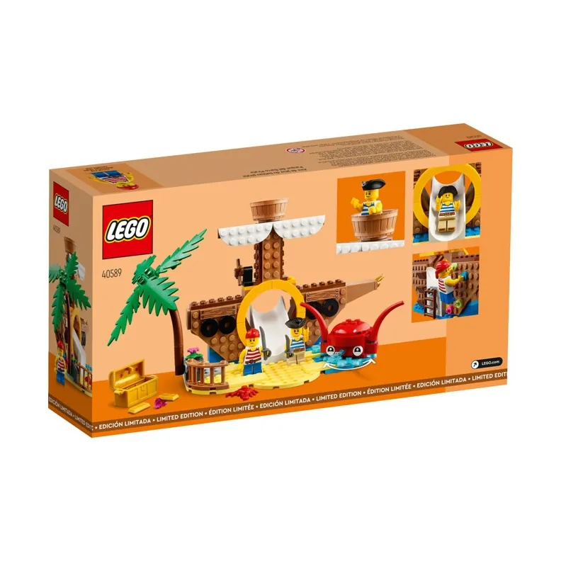 LEGO Gift Set Series Pirate Ship Playground Building Blocks 168pcs 40589-1