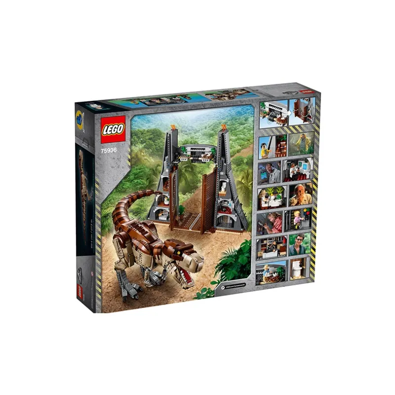 LEGO Jurassic World Collection Jurassic Park Rampaging Tyrannosaurus Rex Building Blocks 75936-3