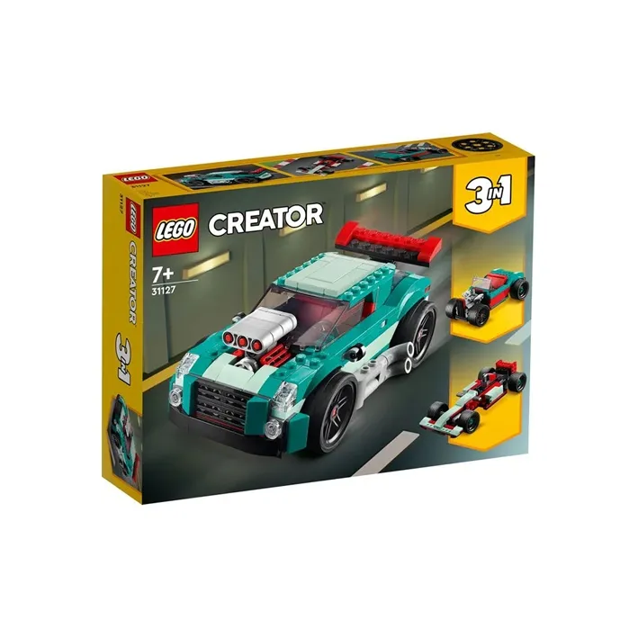 LEGO Creator Creative Versatile 3 in 1 Collection Car Model Street Racing Building Blocks 258pcs 31127-2
