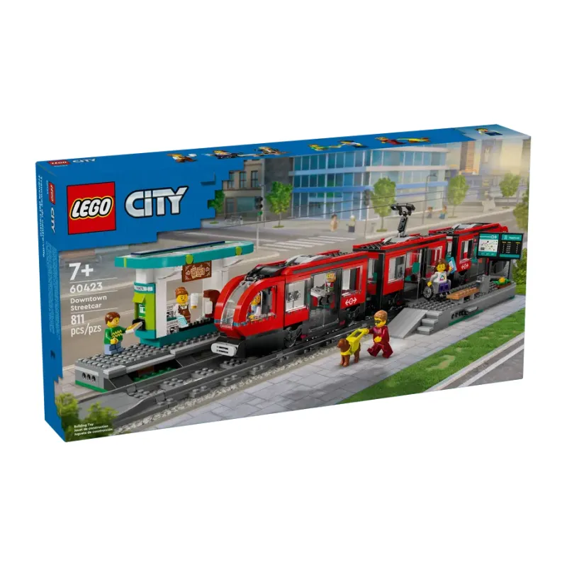 LEGO Downtown Streetcar And Station Building Blocks 60423-1