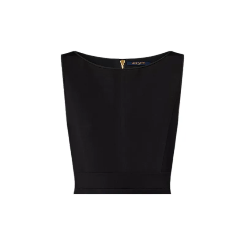 LOUIS VUITTON Embossed Monogram Fitted Top-4