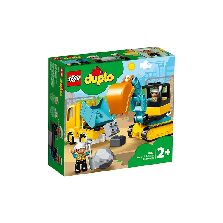 LEGO Truck & Tracked Excavator Building Blocks 10931-2