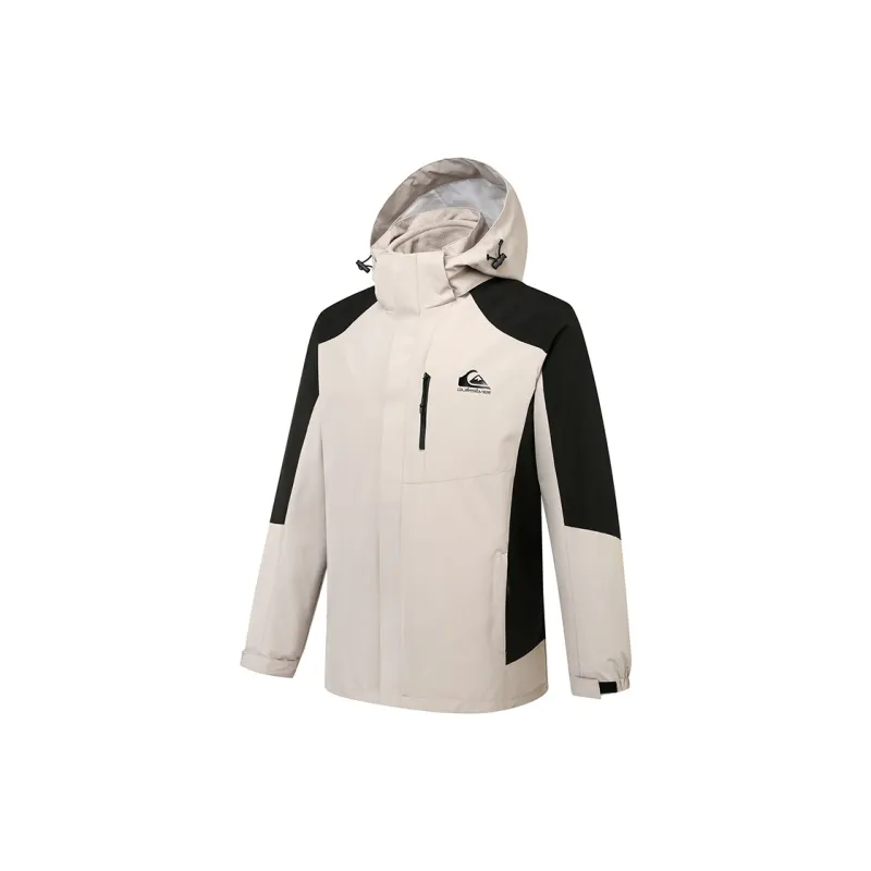 Quiksilver Hiking Water-Resistant Windproof And Rainproof Windbreaker Jacket Unisex-7