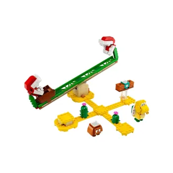 LEGO Super Mario Eating Flower Skateboard Power Slide Expansion Level, Mario Building Blocks 217pcs 71365