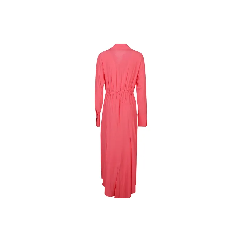 Patrizia Pepe Long Sleeved Dress Women's Watermelon Red-1