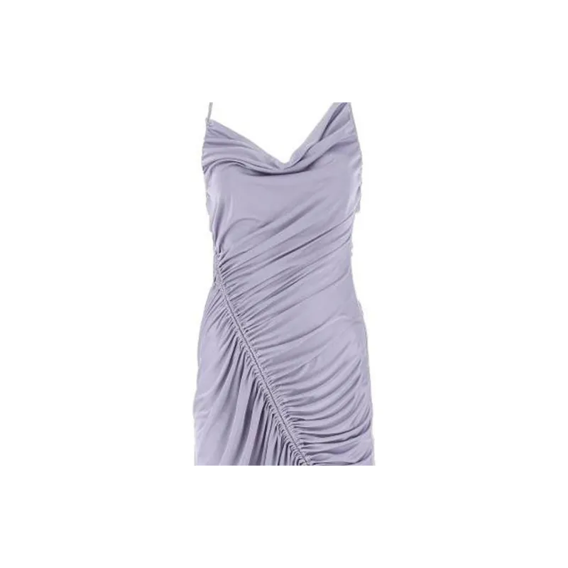 Bottega Veneta Sleeveless Dress Women's Purple-4