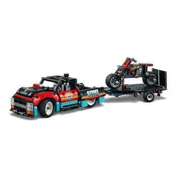 LEGO Technic Truck And Motorcycle Stunt Performance Building Blocks 42106