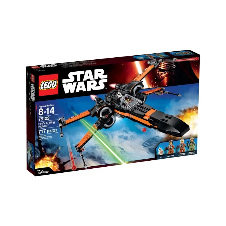 LEGO Bod X Wing Fighter Star Wars Collection Building Blocks 717pcs 75102-2