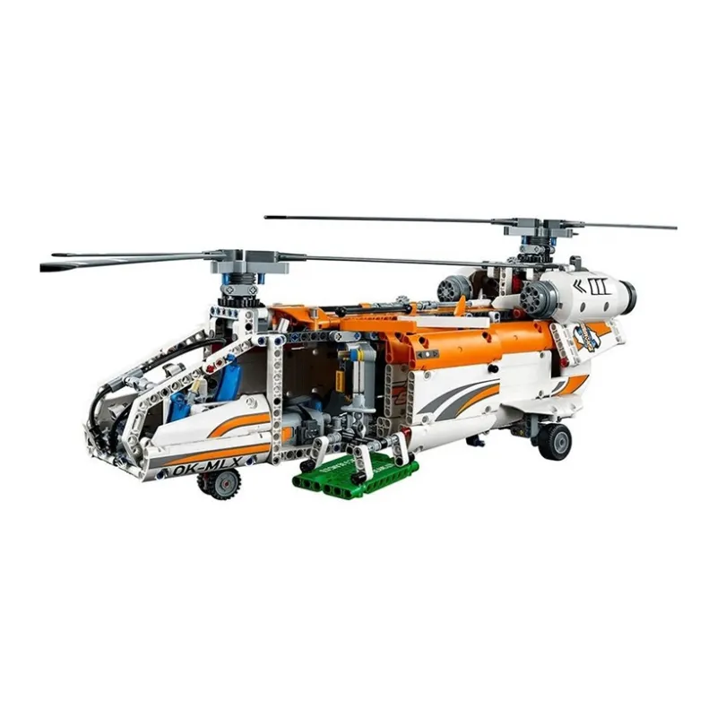 LEGO Technology Mechanical Set Heavy Duty Dual Rotor Transport Helicopter Building Blocks 42052-1